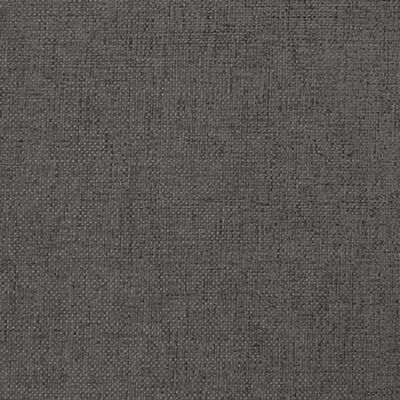vidaXL Podnožka tmavě šedá 45 x 29,5 x 35 cm textil