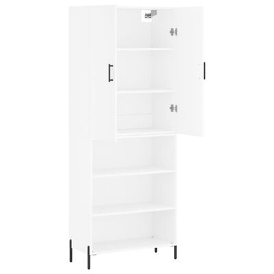 vidaXL Skříň highboard bílá 69,5 x 34 x 180 cm kompozitní dřevo