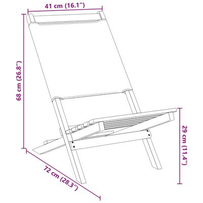 vidaXL Zahradní židle 2 ks krémově bílé masivní akácie a textil