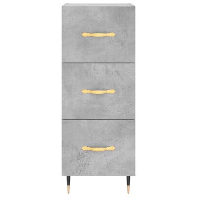 vidaXL Skříň highboard betonově šedá 34,5x34x180 cm kompozitní dřevo