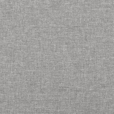 vidaXL Box spring postel s matrací světle šedá 180 x 200 cm textil