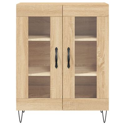 vidaXL Skříň highboard dub sonoma 69,5 x 34 x 180 cm kompozitní dřevo