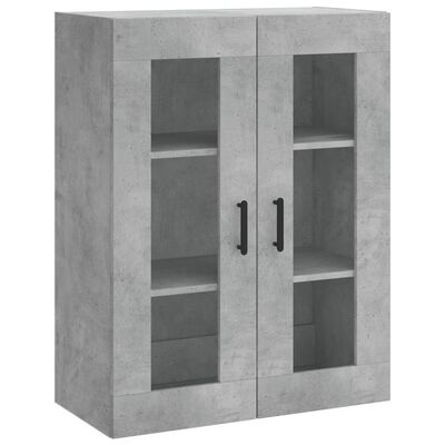 vidaXL Skříň highboard betonově šedá 69,5x34x180 cm kompozitní dřevo