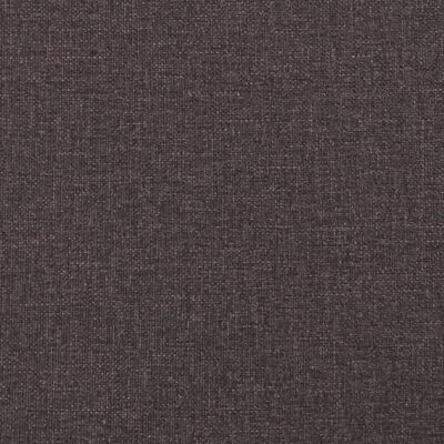 vidaXL Box spring postel s matrací tmavě hnědá 200x200 cm textil