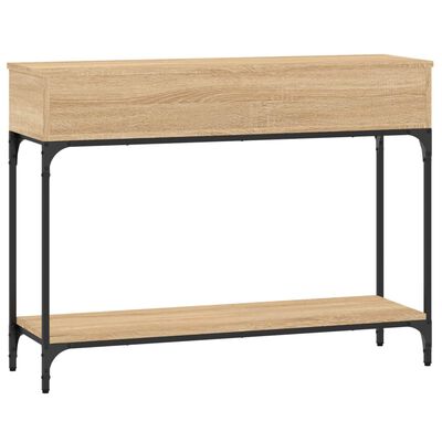 vidaXL Konzolový stolek dub sonoma 100 x 30,5 x 75 cm kompozitní dřevo