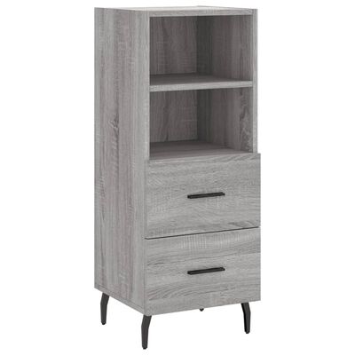 vidaXL Skříň highboard šedá sonoma 34,5 x 34 x 180 cm kompozitní dřevo