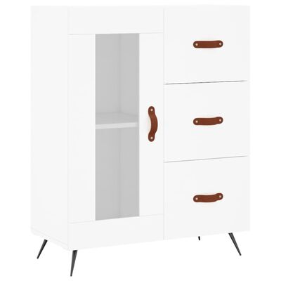 vidaXL Skříň highboard bílá 69,5 x 34 x 180 cm kompozitní dřevo