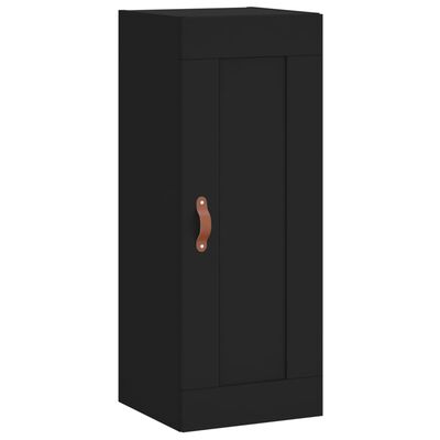 vidaXL Skříň highboard černá 34,5 x 34 x 180 cm kompozitní dřevo