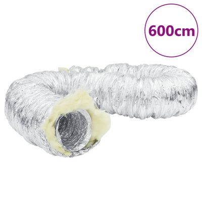 vidaXL Ventilační potrubí izolované hliník 6 m Ø 10 cm