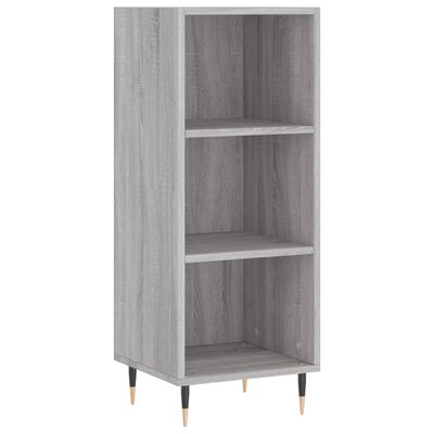 vidaXL Skříň highboard šedá sonoma 34,5 x 34 x 180 cm kompozitní dřevo