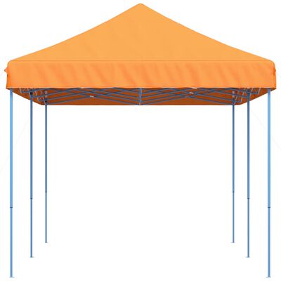 vidaXL Skládací party stan pop-up oranžový 580 x 292 x 315 cm