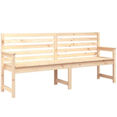 vidaXL Zahradní lavice 203,5 x 48 x 91,5 cm masivní borové dřevo