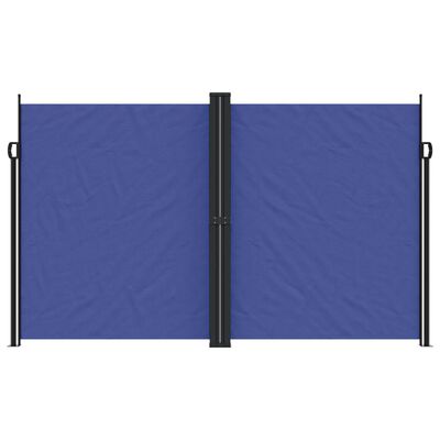 vidaXL Zatahovací boční markýza modrá 200 x 1 000 cm