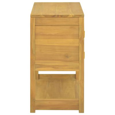 vidaXL Koupelnová skříňka 85 x 40 x 75 cm masivní teakové dřevo