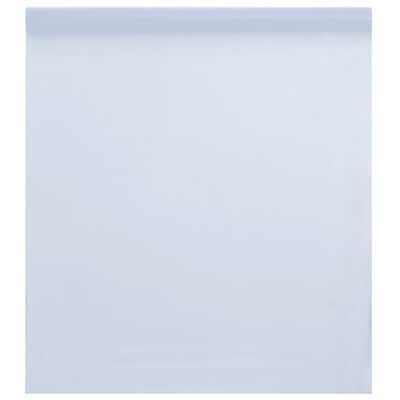 vidaXL Okenní fólie statická matná průhledná bílá 90 x 1 000 cm PVC