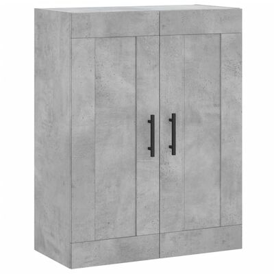 vidaXL Skříň highboard betonově šedá 69,5x34x180 cm kompozitní dřevo