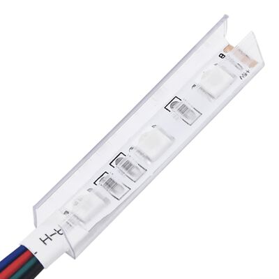 vidaXL Příborník s LED osvětlením bílý 181,5 x 37 x 100 cm