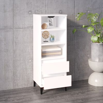 vidaXL Skříň highboard bílá 40 x 36 x 110 cm kompozitní dřevo