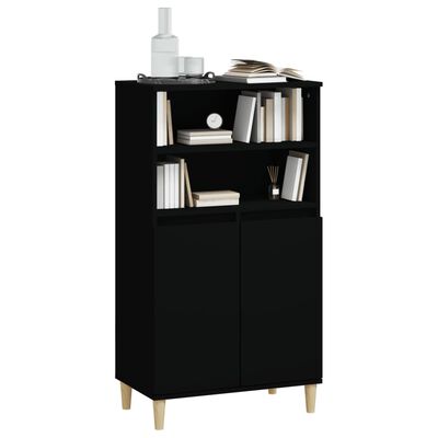 vidaXL Skříň highboard černá 60 x 36 x 110 cm kompozitní dřevo