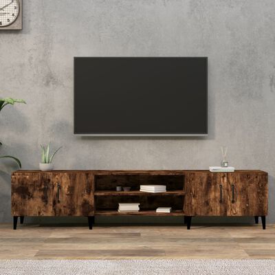 vidaXL TV skříňka kouřový dub 180 x 31,5 x 40 cm kompozitní dřevo