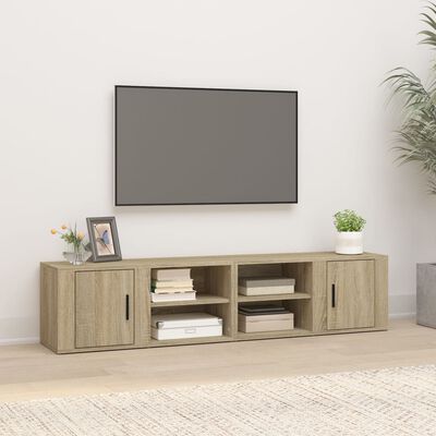 vidaXL TV skříňky 2 ks dub sonoma 80 x 31,5 x 36 cm kompozitní dřevo