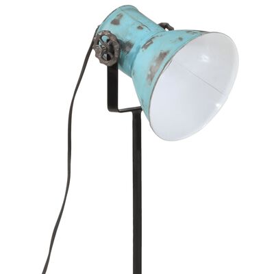 vidaXL Stojací lampa 25 W modrá patina 35 x 35 x 65/95 cm E27