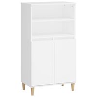 vidaXL Skříň highboard bílá 60 x 36 x 110 cm kompozitní dřevo