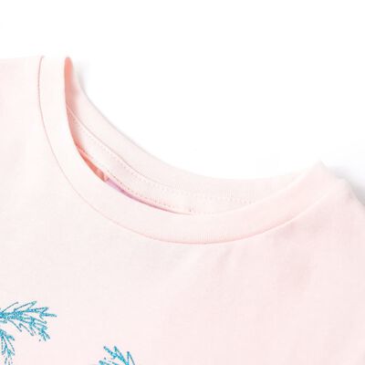 Dětské tričko světle růžové 104