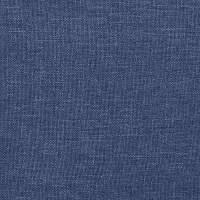 vidaXL Box spring postel s matrací modrá 100 x 200 cm textil