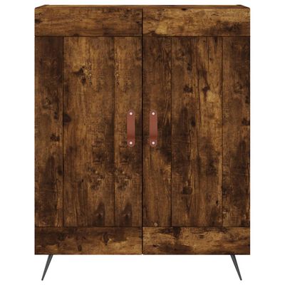 vidaXL Skříň highboard kouřový dub 69,5 x 34 x 180 cm kompozitní dřevo