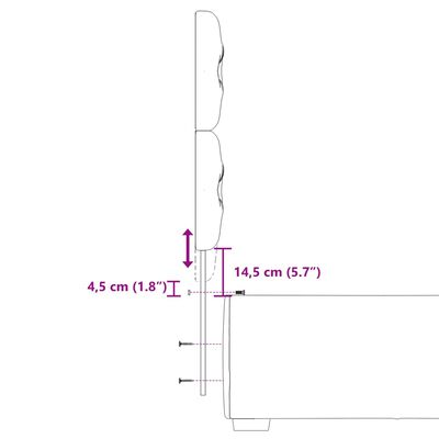 vidaXL Box spring postel s matrací světle šedá 90x200 cm samet