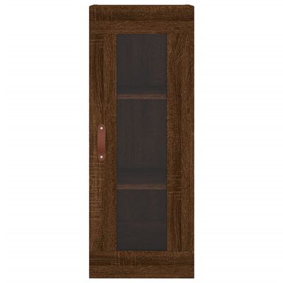 vidaXL Skříň highboard hnědý dub 34,5 x 34 x 180 cm kompozitní dřevo