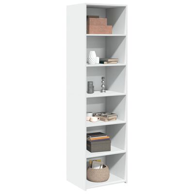 vidaXL Skříň highboard bílá 50 x 41 x 185 cm kompozitní dřevo