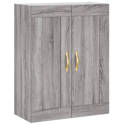 vidaXL Skříň highboard šedá sonoma 69,5 x 34 x 180 cm kompozitní dřevo