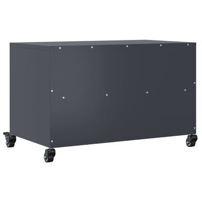 vidaXL TV skříňka antracitová 68 x 39 x 43,5 cm ocel