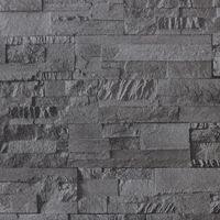 vidaXL Tapeta 3D vzhled kamene černá 10 x 0,53 m vliesová