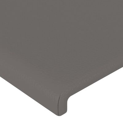 vidaXL Čelo postele typu ušák tmavě šedé 103x23x118/128 cm umělá kůže