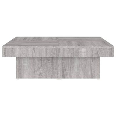 vidaXL Konferenční stolek šedý sonoma 90 x 90 x 28 cm kompozitní dřevo
