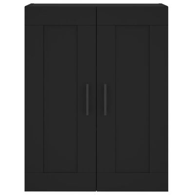 vidaXL Skříň highboard černá 69,5 x 34 x 180 cm kompozitní dřevo