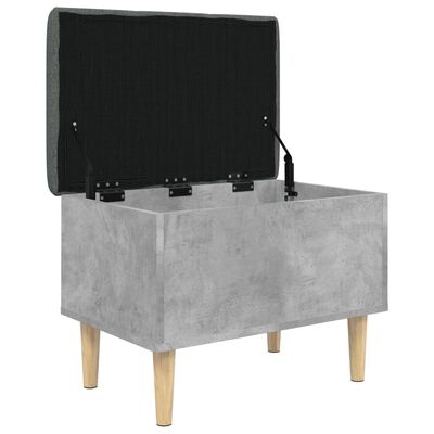vidaXL Úložná lavice betonově šedá 62 x 42 x 46 cm kompozitní dřevo