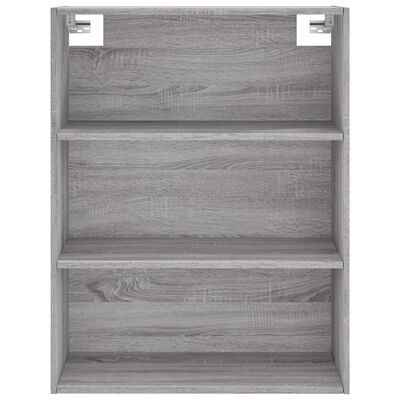 vidaXL Skříň highboard šedá sonoma 69,5 x 34 x 180 cm kompozitní dřevo