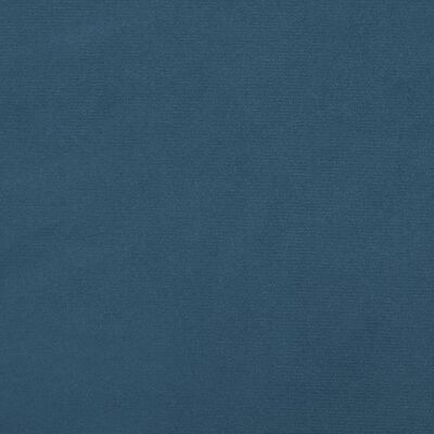 vidaXL Taštičková matrace tmavě modrá 120 x 200 x 20 cm samet