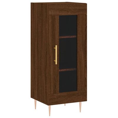 vidaXL Skříň highboard hnědý dub 34,5 x 34 x 180 cm kompozitní dřevo