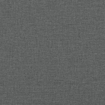 vidaXL Box spring postel s matrací tmavě šedá 140x200 cm textil