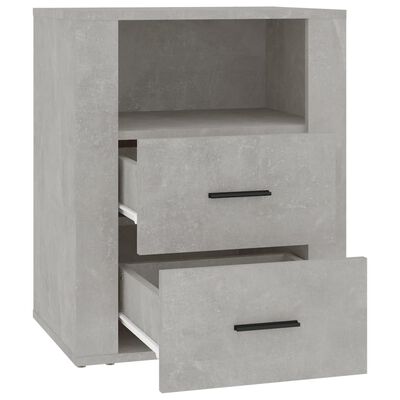 vidaXL Noční stolek betonově šedý 50x36x60 cm kompozitní dřevo