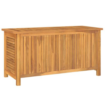 vidaXL Zahradní úložný box s vložkou 114 x 50 x 58 cm masivní teak