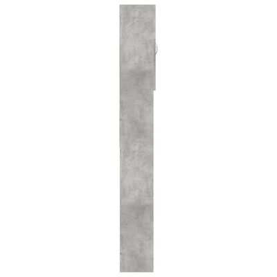 vidaXL Skříňka nad pračku betonově šedá 64 x 25,5 x 190 cm