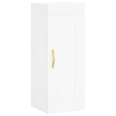 vidaXL Skříň highboard bílá 34,5 x 34 x 180 cm kompozitní dřevo