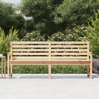 vidaXL Zahradní lavice 203,5 x 48 x 91,5 cm masivní borové dřevo