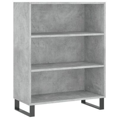 vidaXL Skříň highboard betonově šedá 69,5x34x180 cm kompozitní dřevo